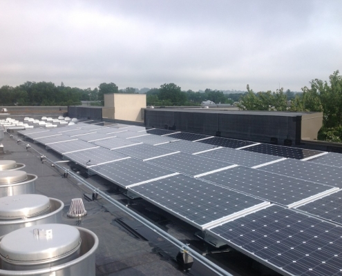 Solar Array on Lineweaver Apartments
