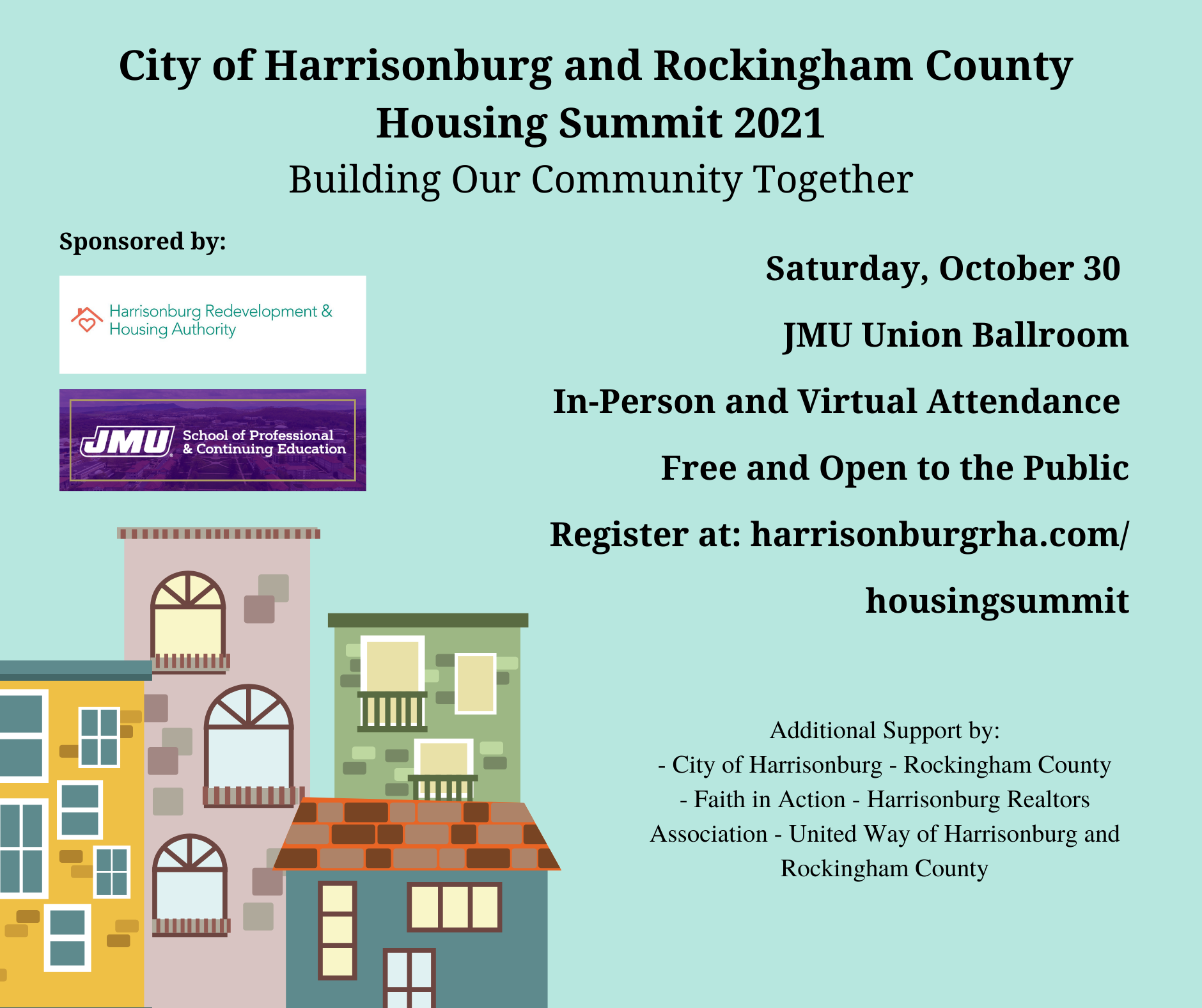 HRHA And Community Stakeholders to Host Housing Summit October 30