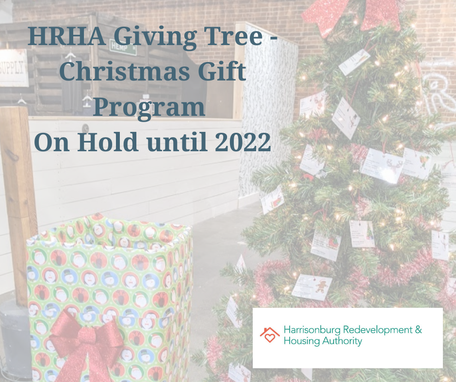 HRHA Giving Tree / Christmas Program Suspended for 2021 Harrisonburg