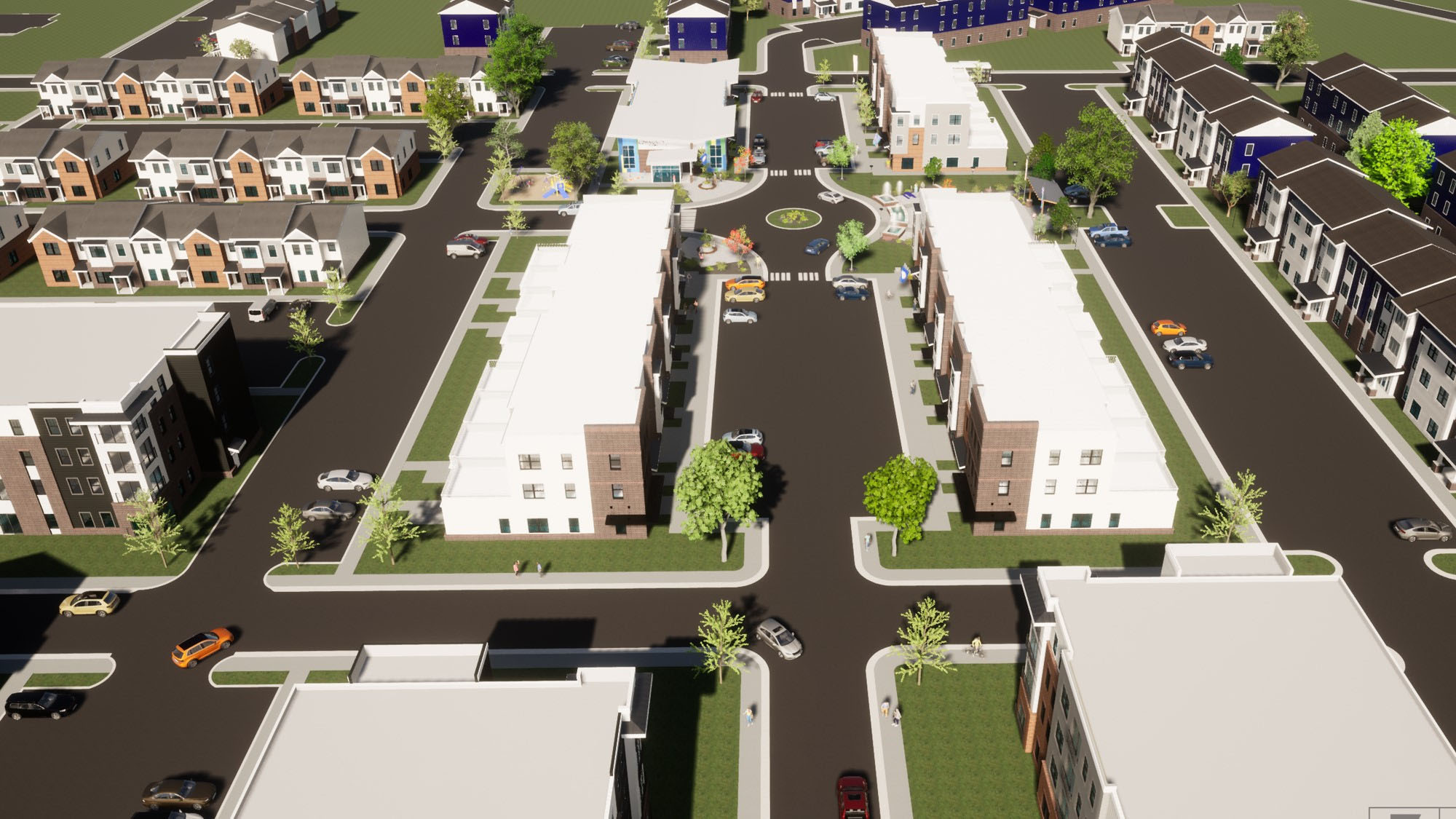 3D render of Harrisonburg